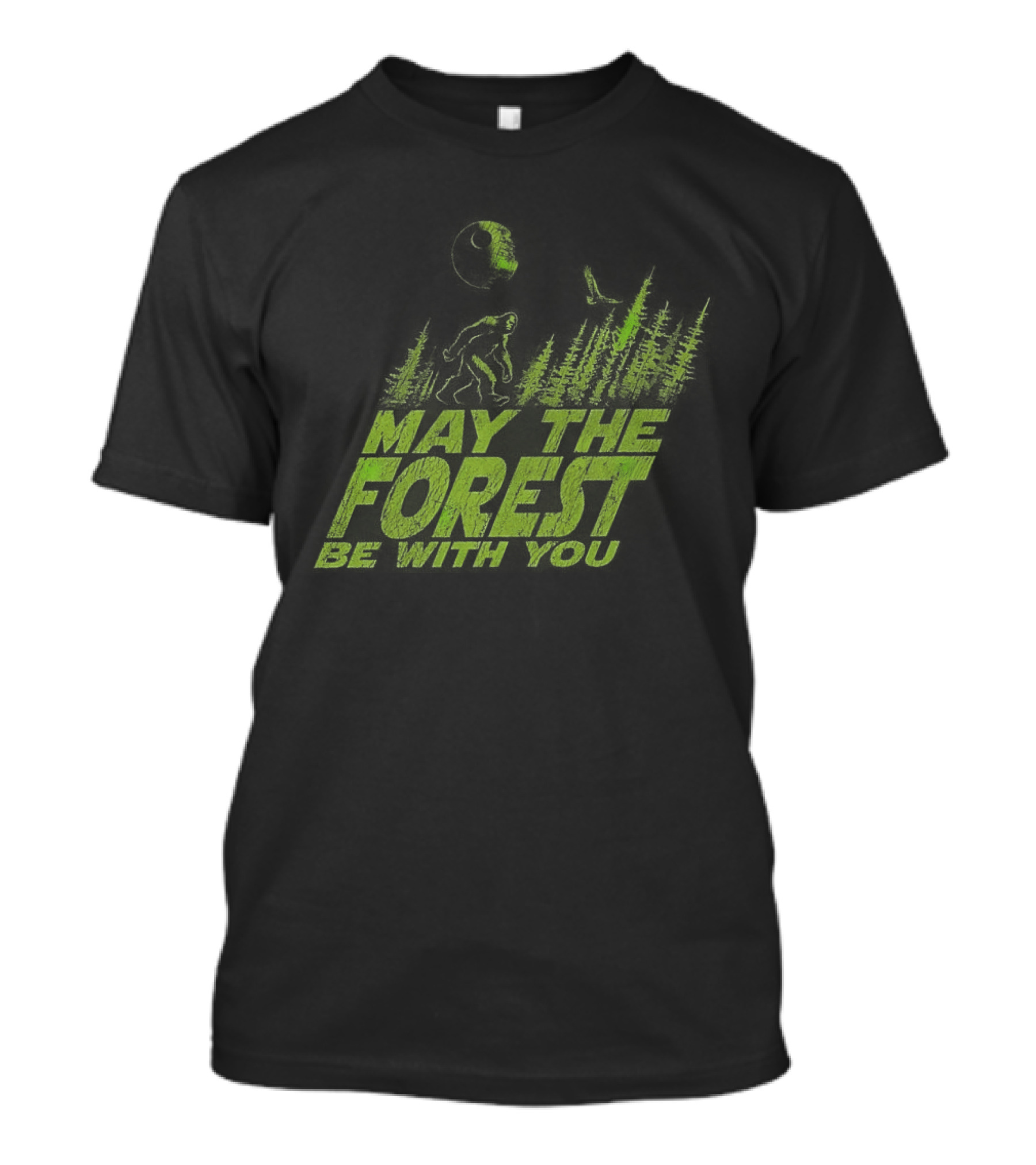 Forest Squatch May The Forest Be With You T-Shirt