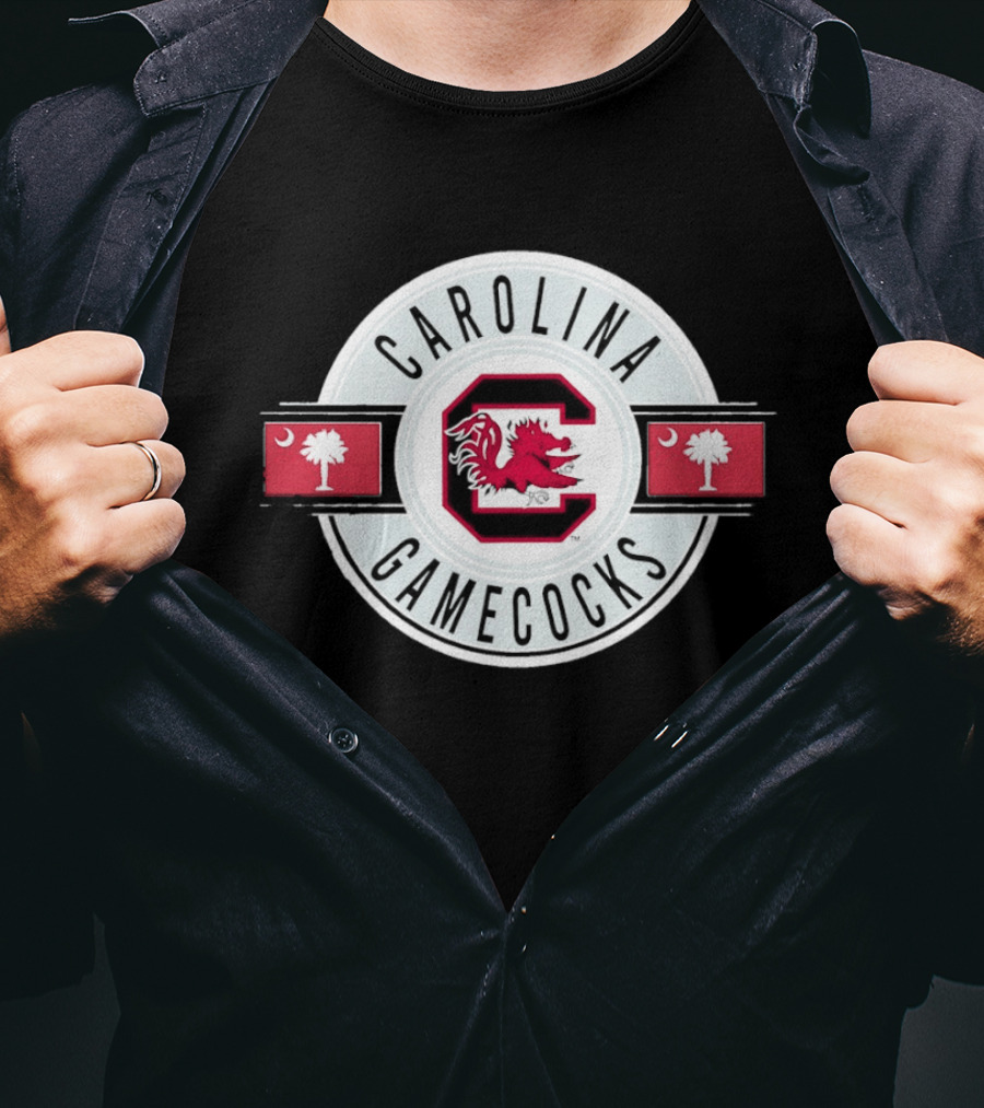 Carolina Gamecocks C Emblem Palmetto Crescent T-Shirt