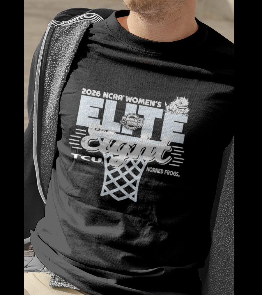 2026 NCAA Women's Elite Eight TCU Horned Frogs Basketball T-Shirt