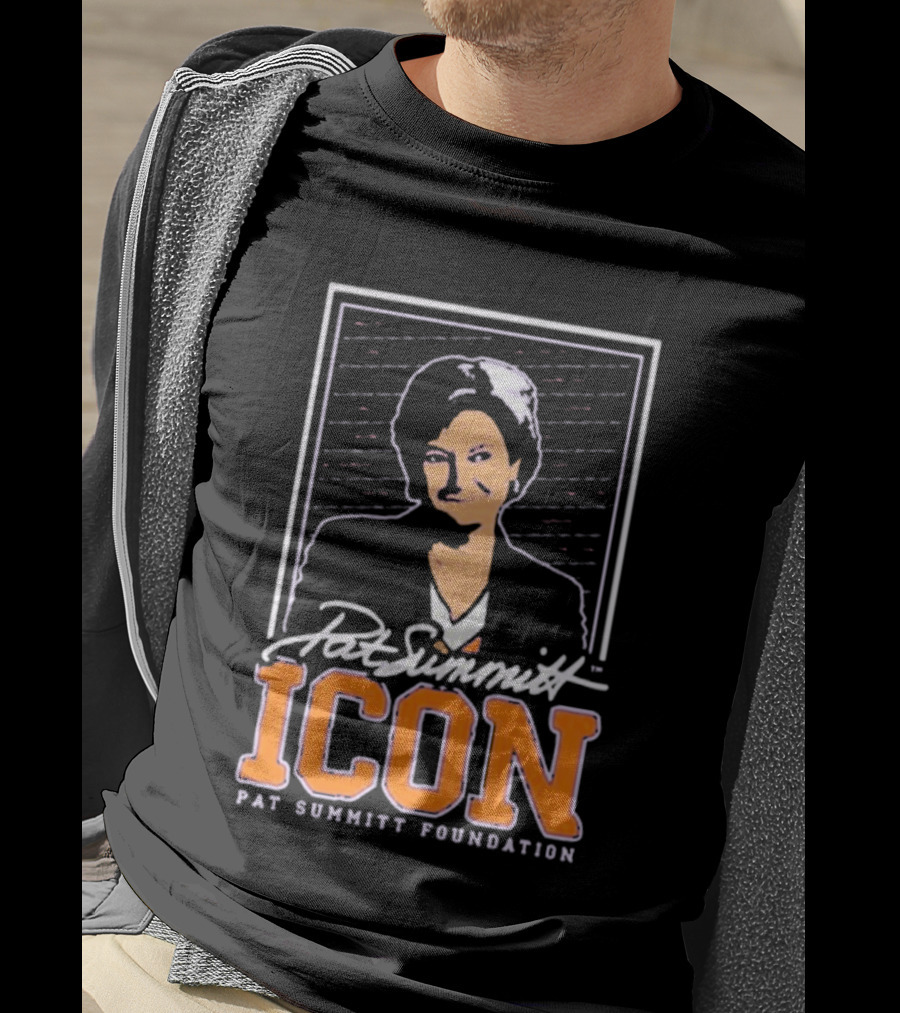 Pat Summitt Icon Tennessee Vols Pat Summitt Foundation T-Shirt