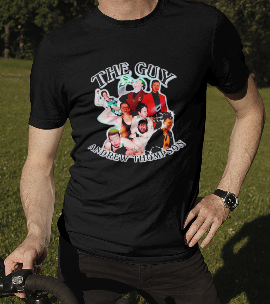 Andrew Thompson The Guy Birthday Celebration Collage T-Shirt