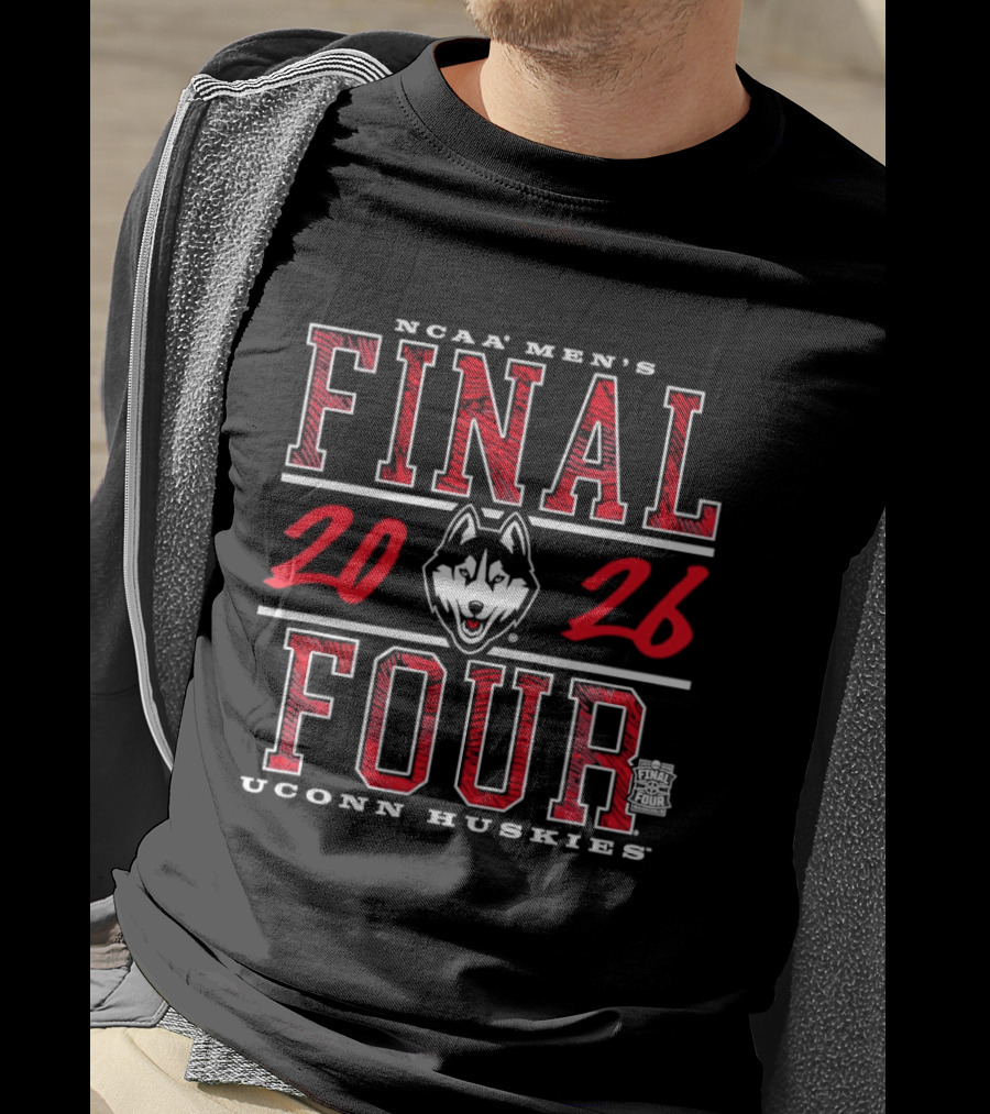 UConn Huskies Men's Final Four 2026 NCAA Basketball March Madness T-Shirt