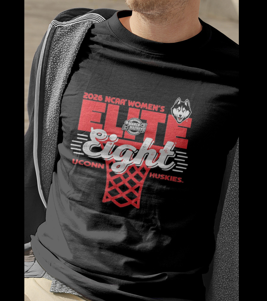 2026 NCAA Women's Elite Eight UConn Huskies Basketball T-Shirt