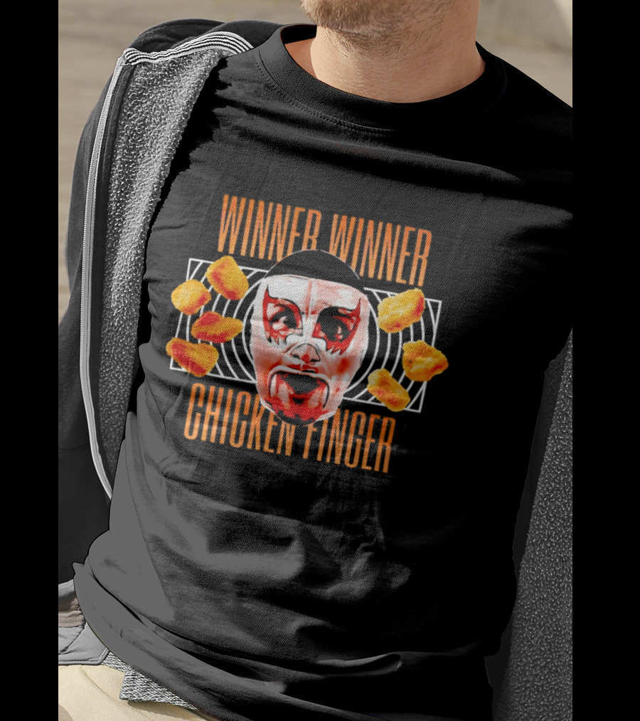 Winner Winner Chicken Finger Mask With Nuggets T-Shirt