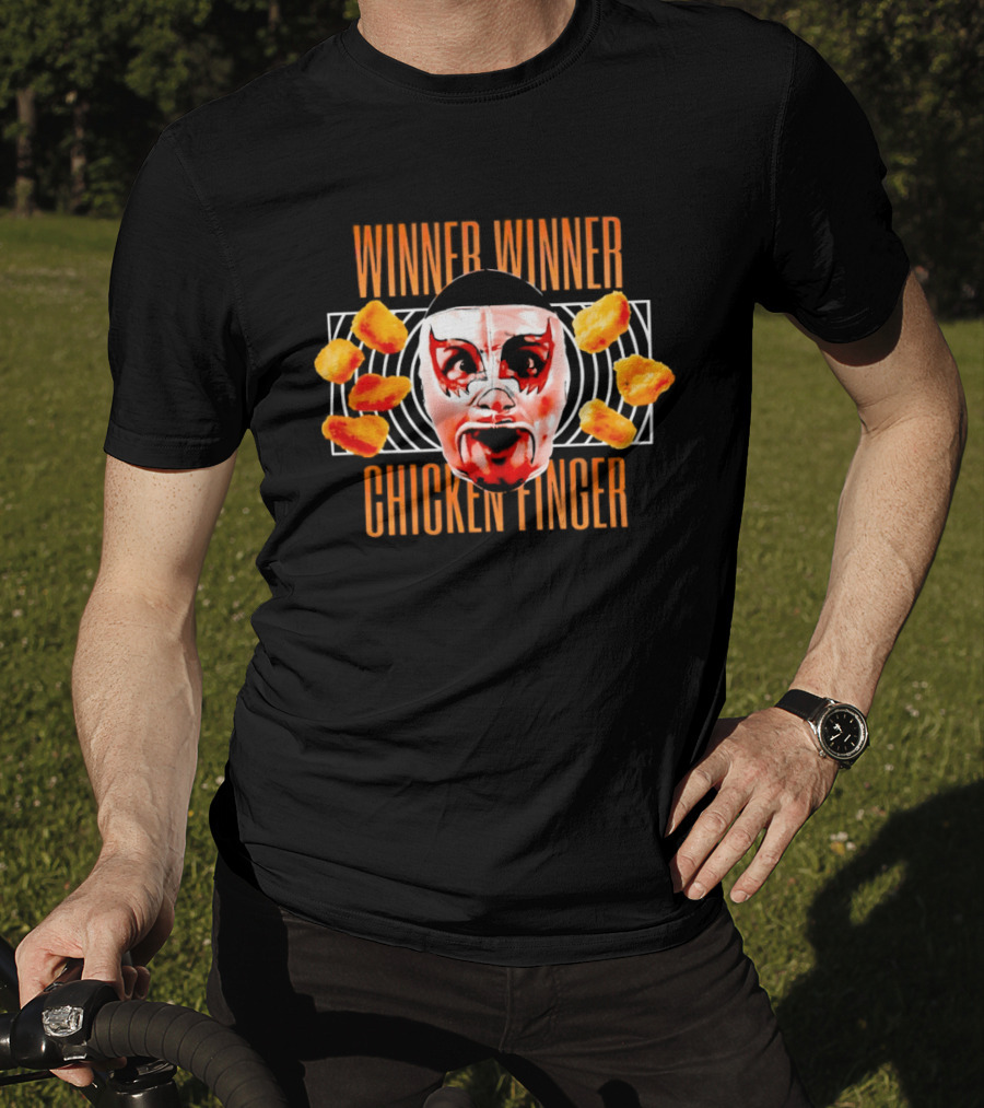 Winner Winner Chicken Finger Mask With Nuggets T-Shirt