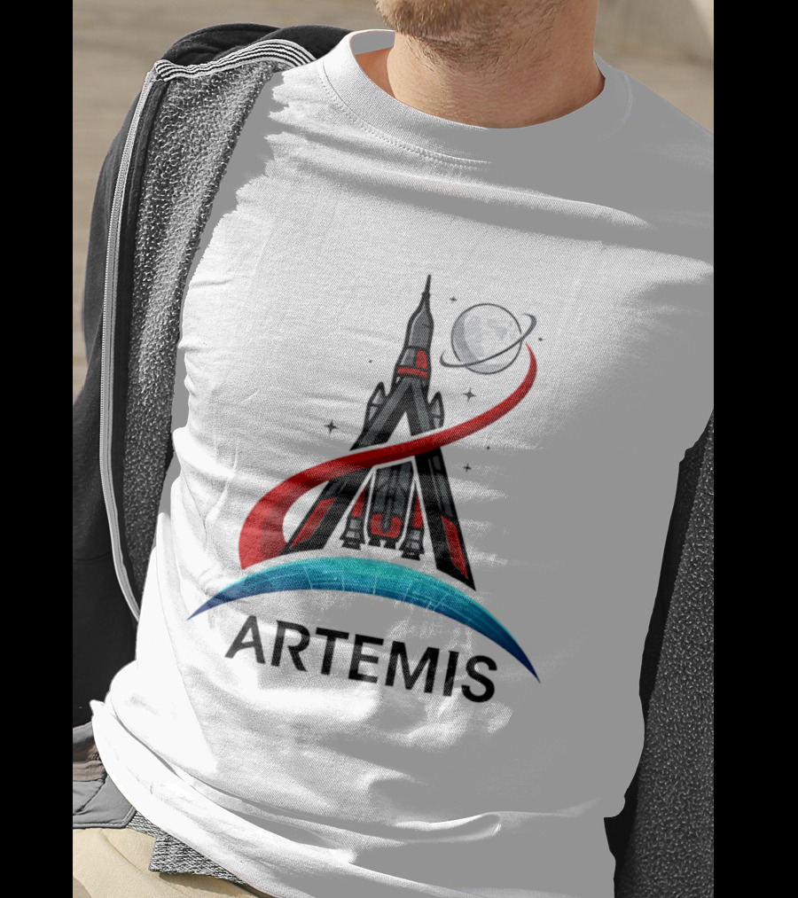 Artemis 2 Rocket Moon Mission Space Exploration T-Shirt
