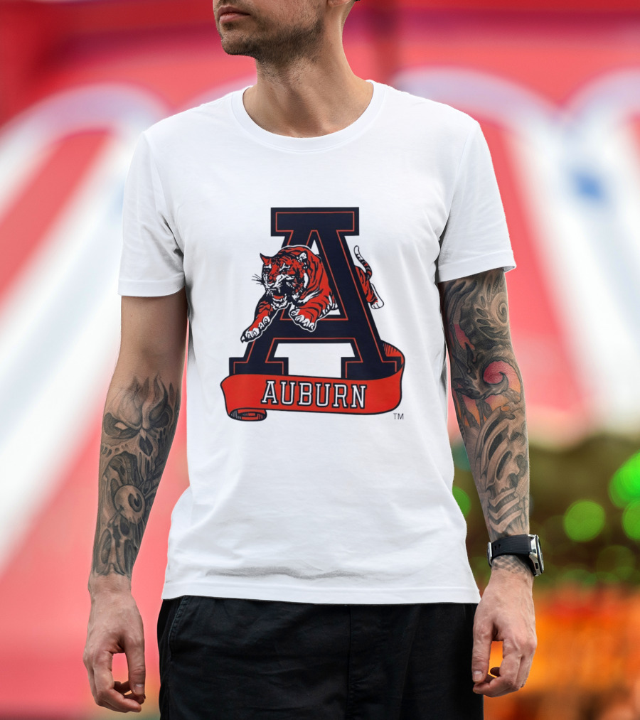 Auburn Tigers Auburn University Basketball NBA Team Spirit Tiger T-Shirt
