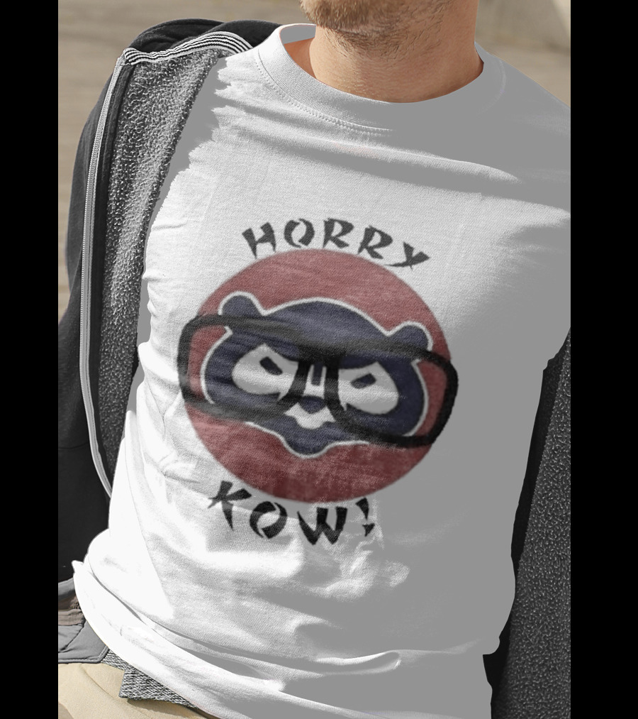 Chicago Cubs Horry Kow Glasses Bear T-Shirt