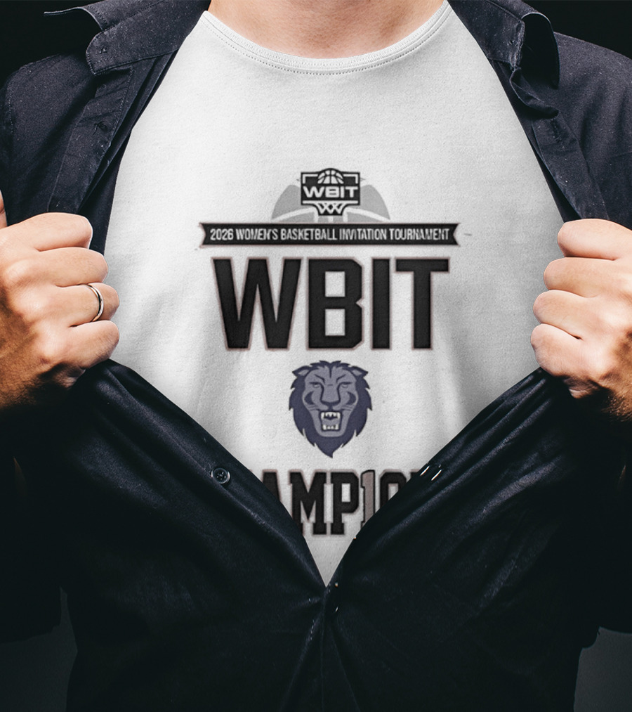 Columbia Lions WBIT Champions 2026 Women's Basketball Invitation Tournament T-Shirt