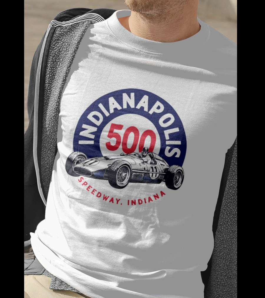 Indianapolis 500 Speedway Indiana Racing Car T-Shirt