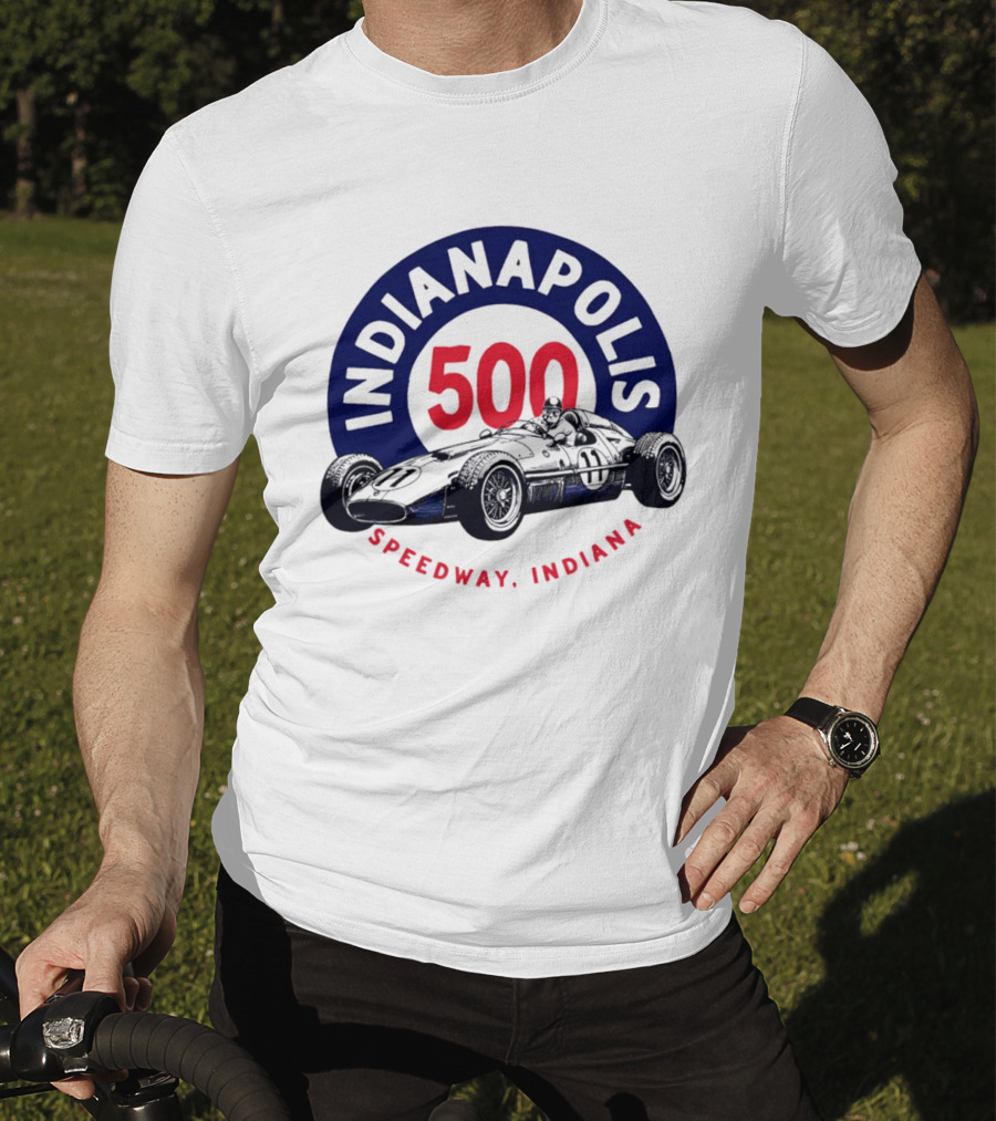 Indianapolis 500 Speedway Indiana Racing Car T-Shirt