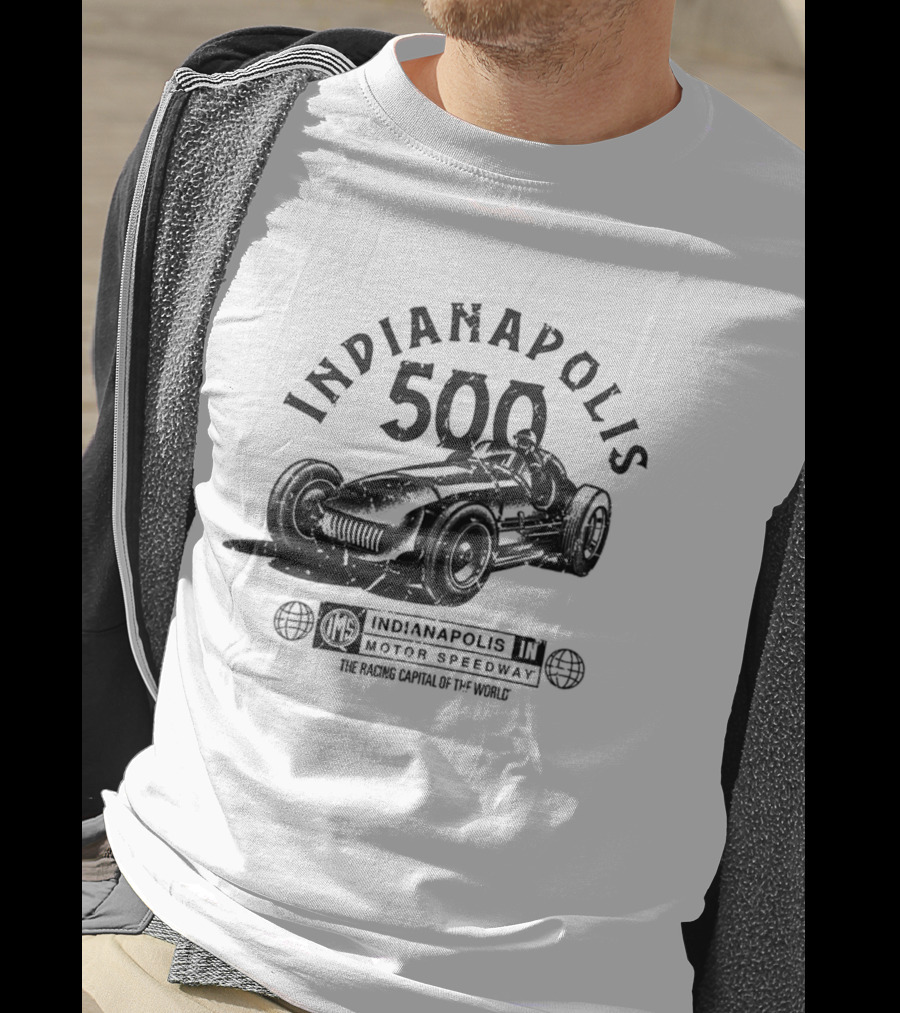 Indianapolis 500 Vintage Racing Classic Heathered T-Shirt