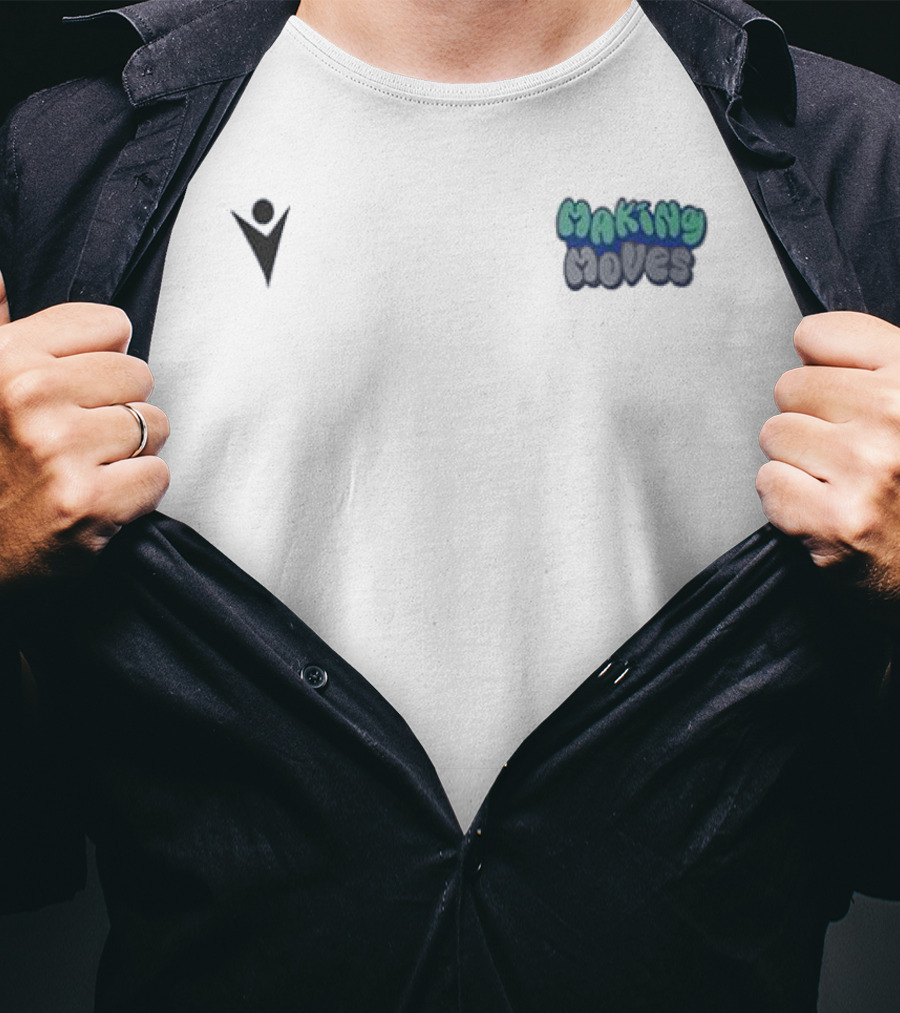 Scottish Rugby Macron Making Moves 2 Sides T-Shirt