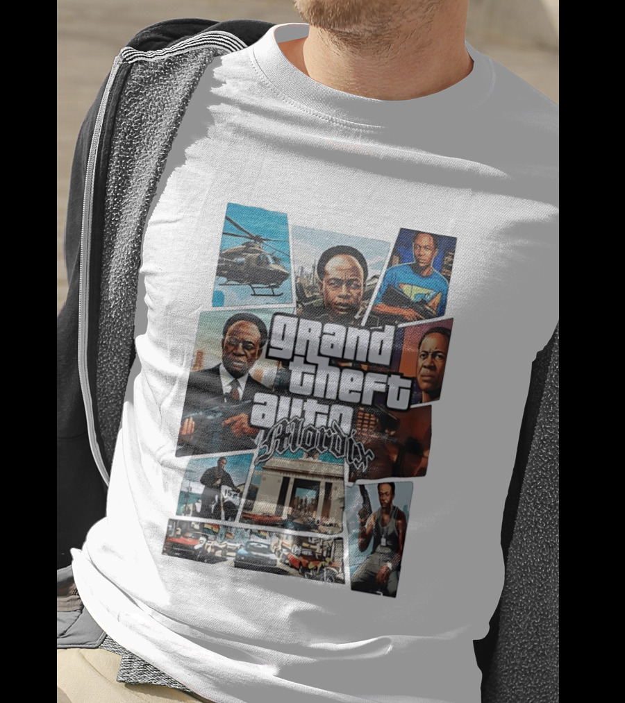 Grand Theft Auto Mordix Classic Crime Action Game T-Shirt