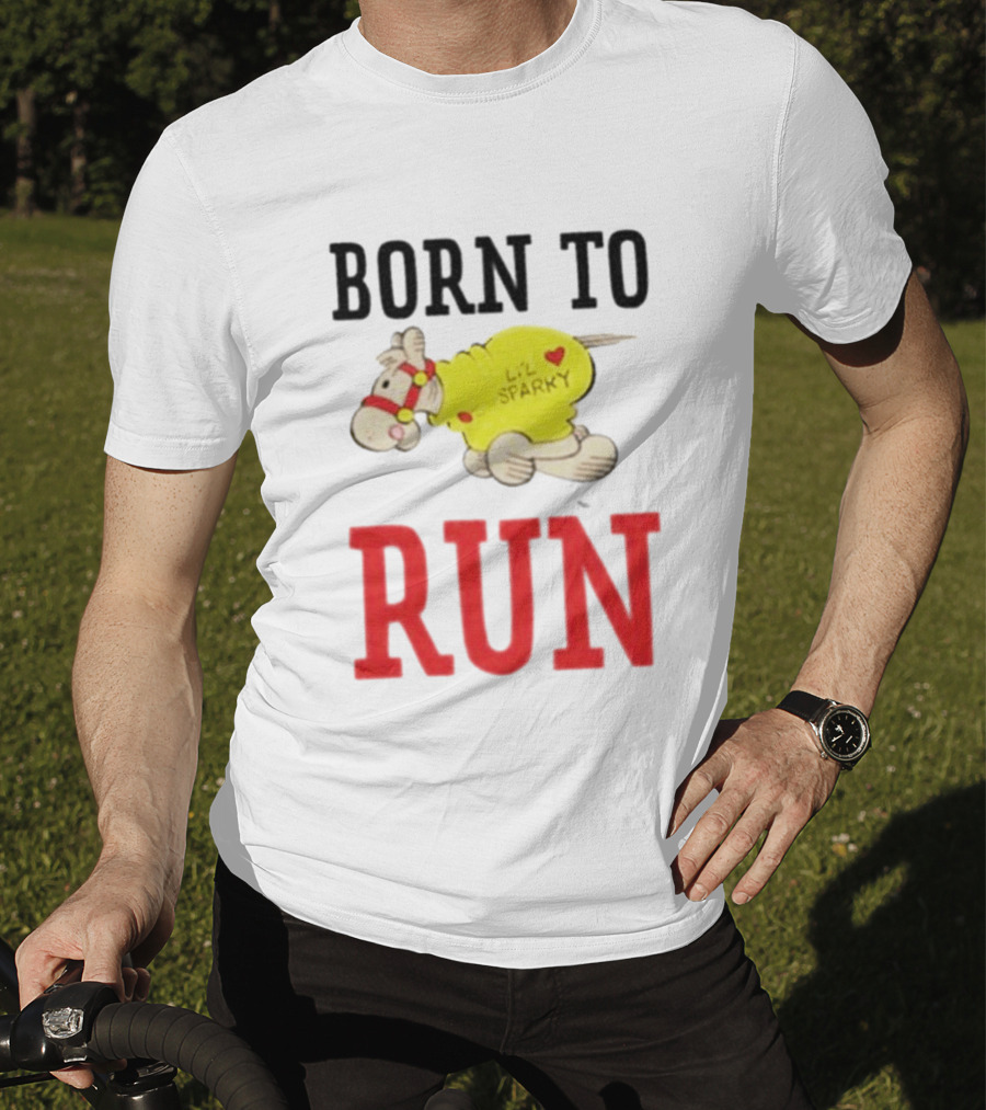 Born To Run Li'l Sparky Retro Cartoon T-Shirt