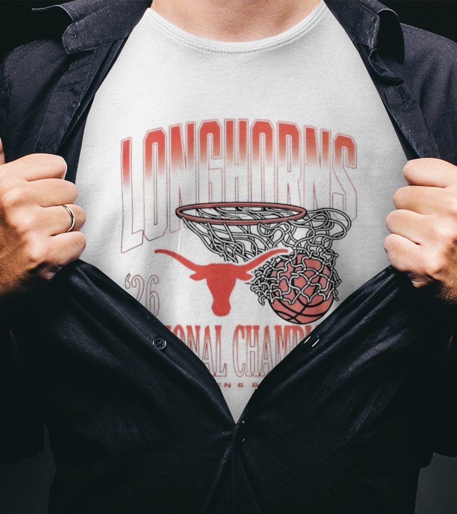 Longhorns Basketball 2026 National Champions T-Shirt