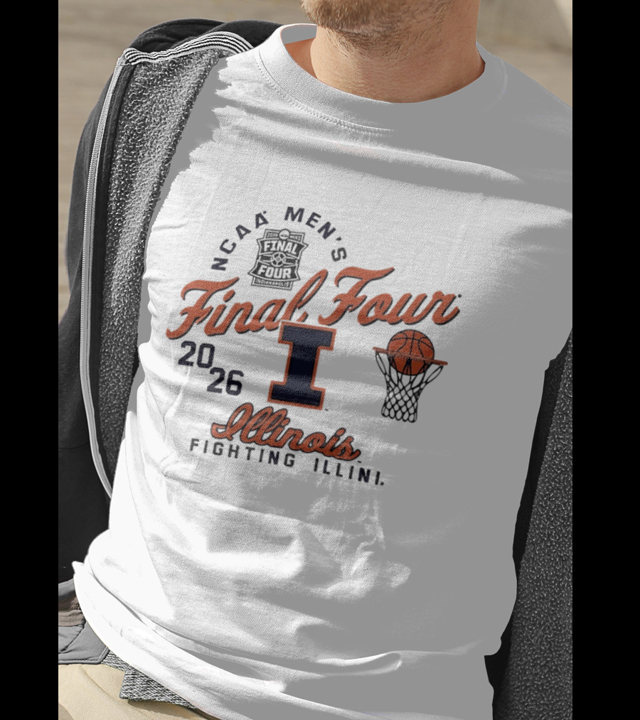 NCAA Men's Final Four Illinois Fighting Illini 2026 Basketball T-Shirt