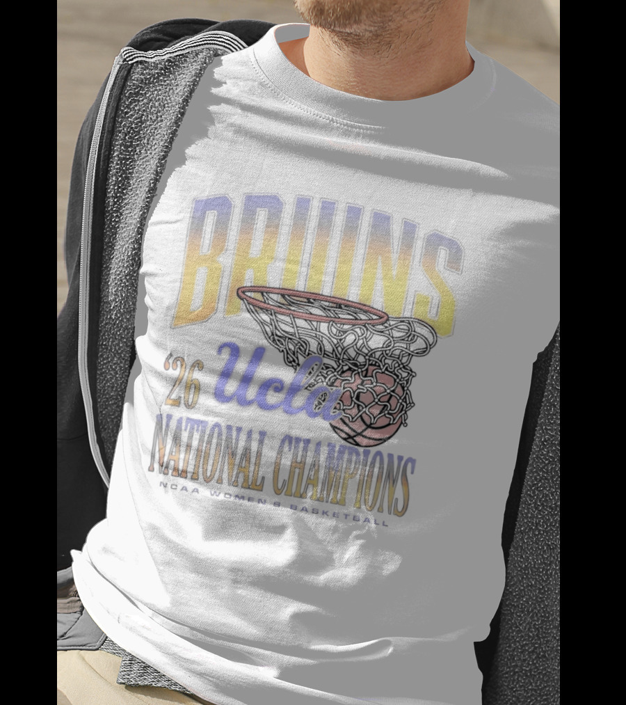 BRUINS UCLA '26 NATIONAL CHAMPIONS Basketball Hoop T-Shirt