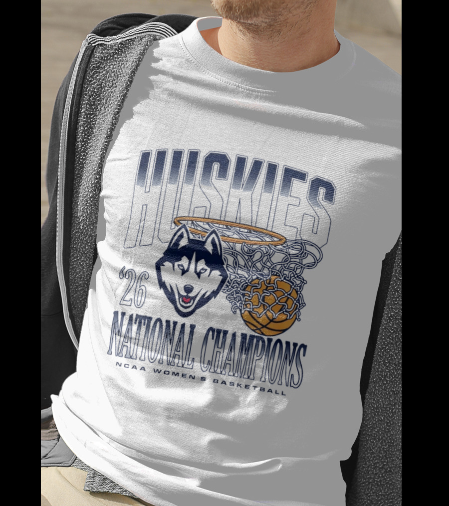 Huskies 2026 National Champions NCAA Women's Basketball T-Shirt