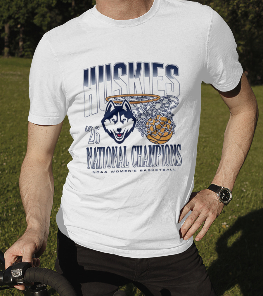 Huskies 2026 National Champions NCAA Women's Basketball T-Shirt