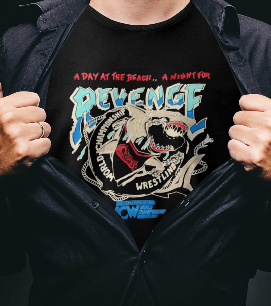 WCW 1997 Bash At The Beach Revenge Wrestling T-Shirt