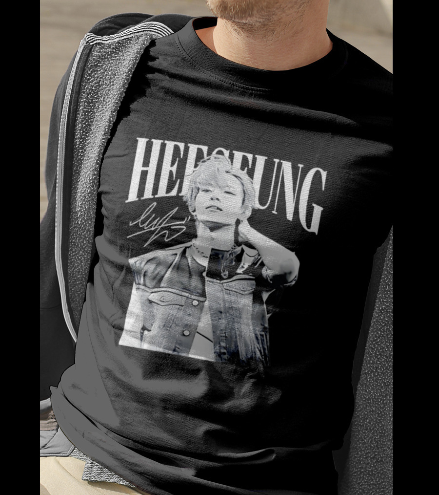 Heeseung ENHYPEN Signature Style Retro Look T-Shirt