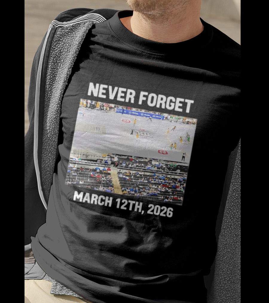 Big 12 Never Forget March 12th 2026 Basketball Court Event T-Shirt