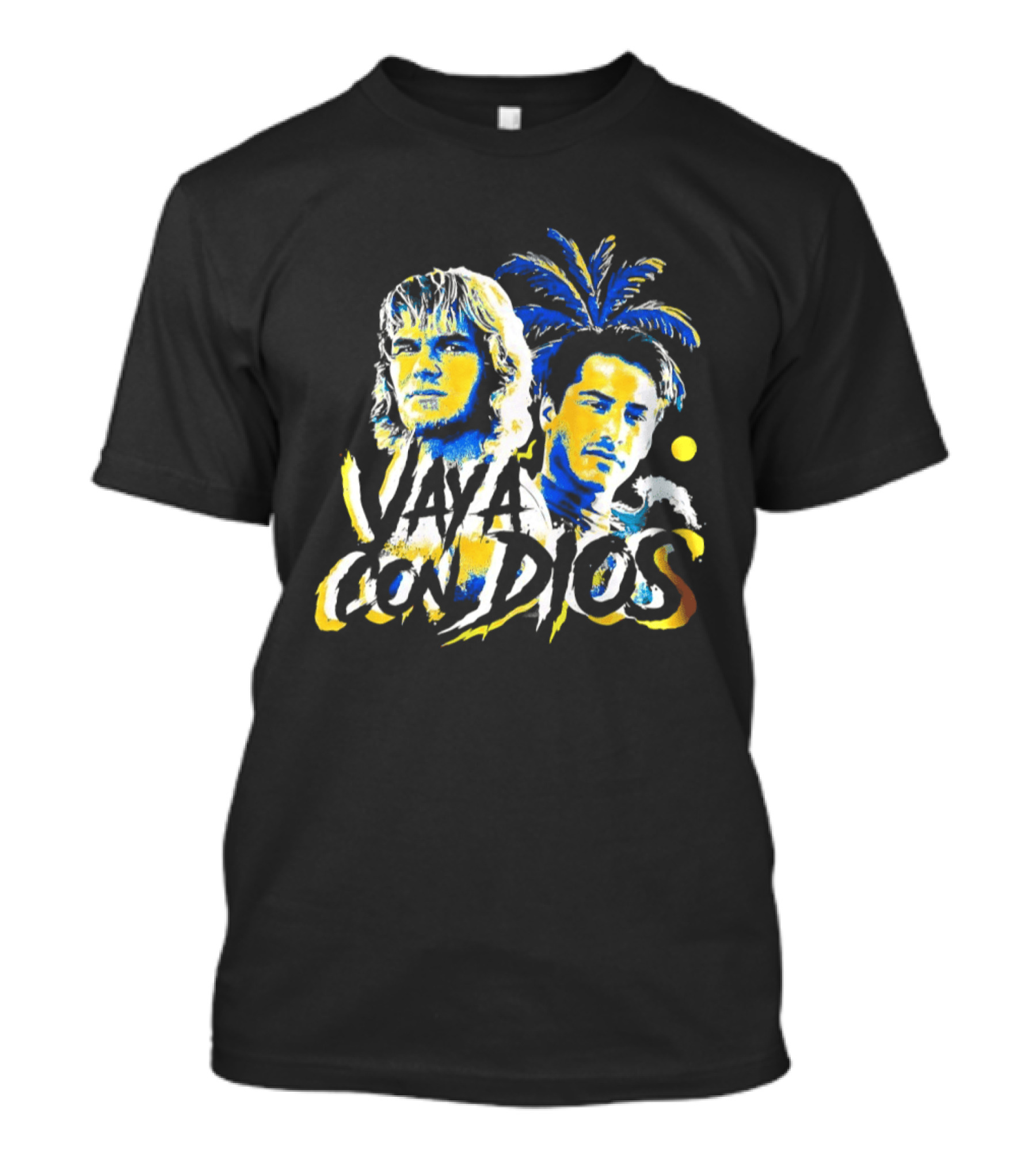 Patrick Swayze Keanu Reeves Vaya Con Dios Palm Tree Tropical T-Shirt