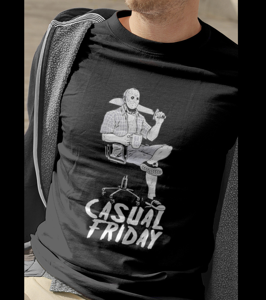Jason Voorhees No Soi Casual Friday The 13th T-Shirt