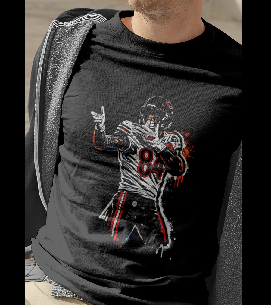 Chicago Bears Player 84 Colston Loveland Football T-Shirt