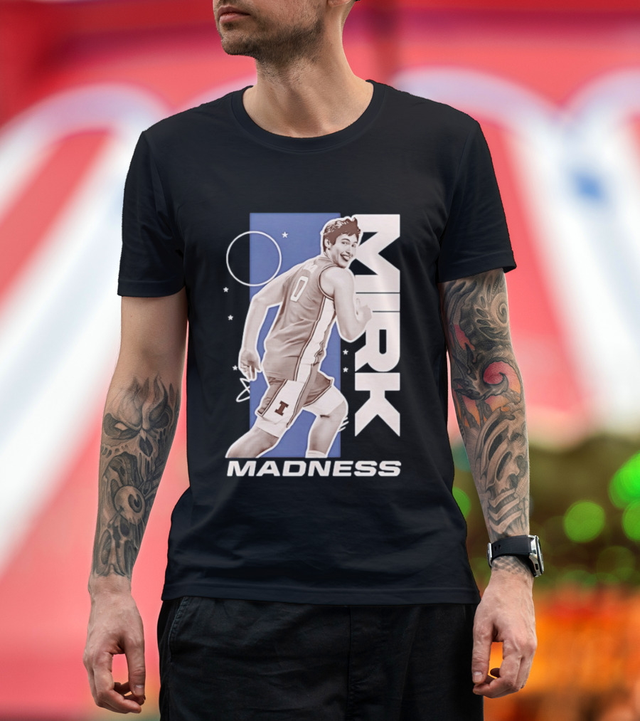 Mirk Madness Illinois Fighting Illini Basketball David Mirkovic T-Shirt