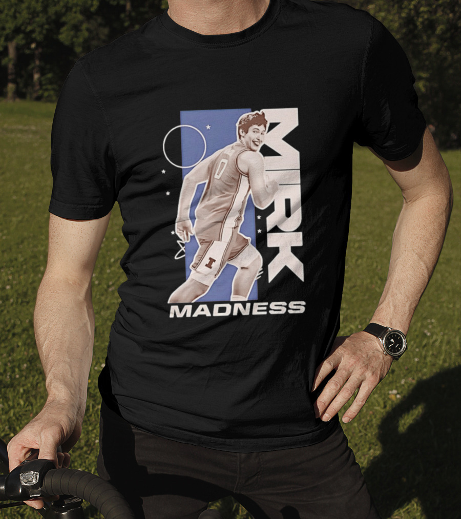 Mirk Madness Illinois Fighting Illini Basketball David Mirkovic T-Shirt