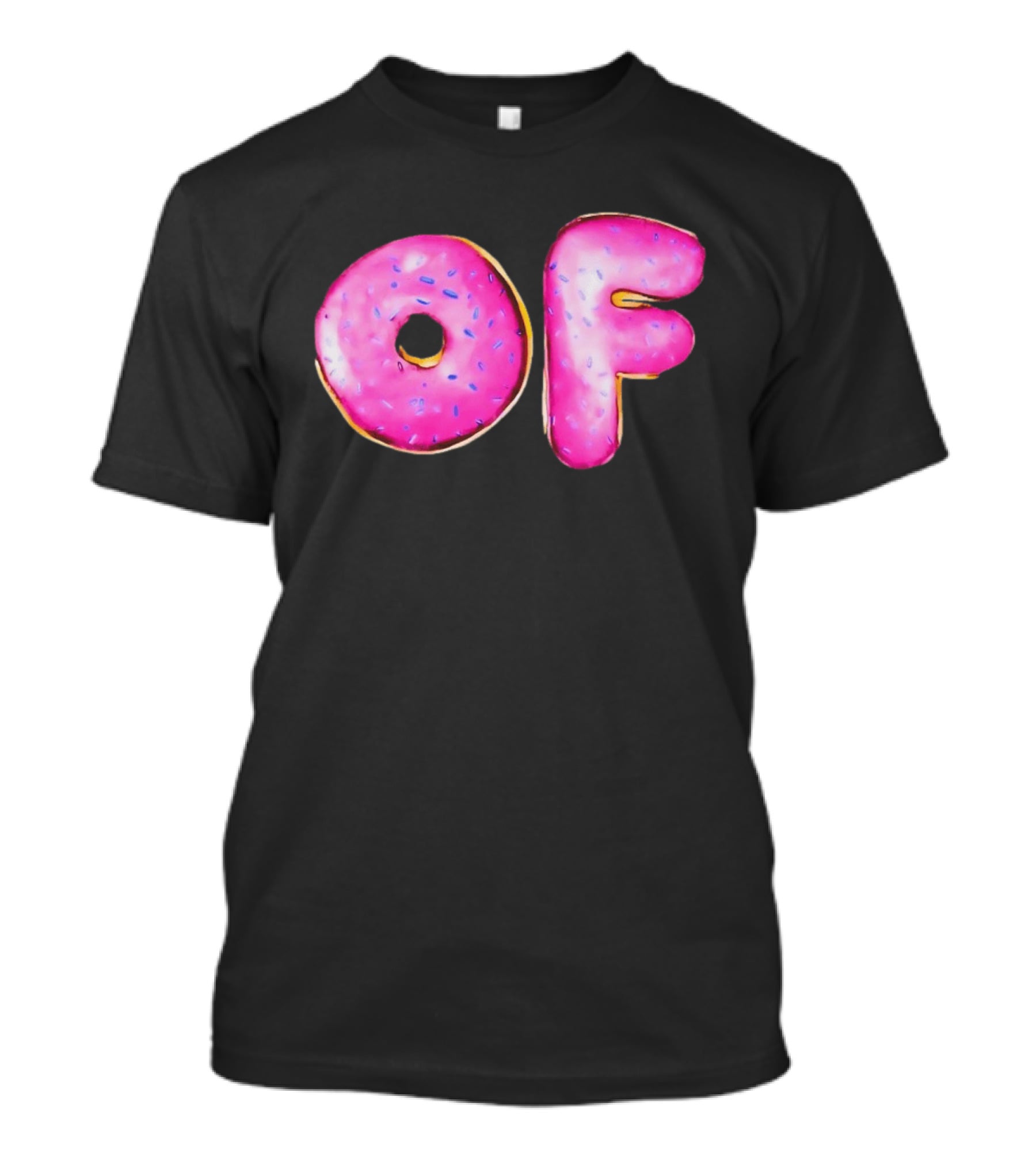 Donut Design OF Pink Sprinkles T-Shirt