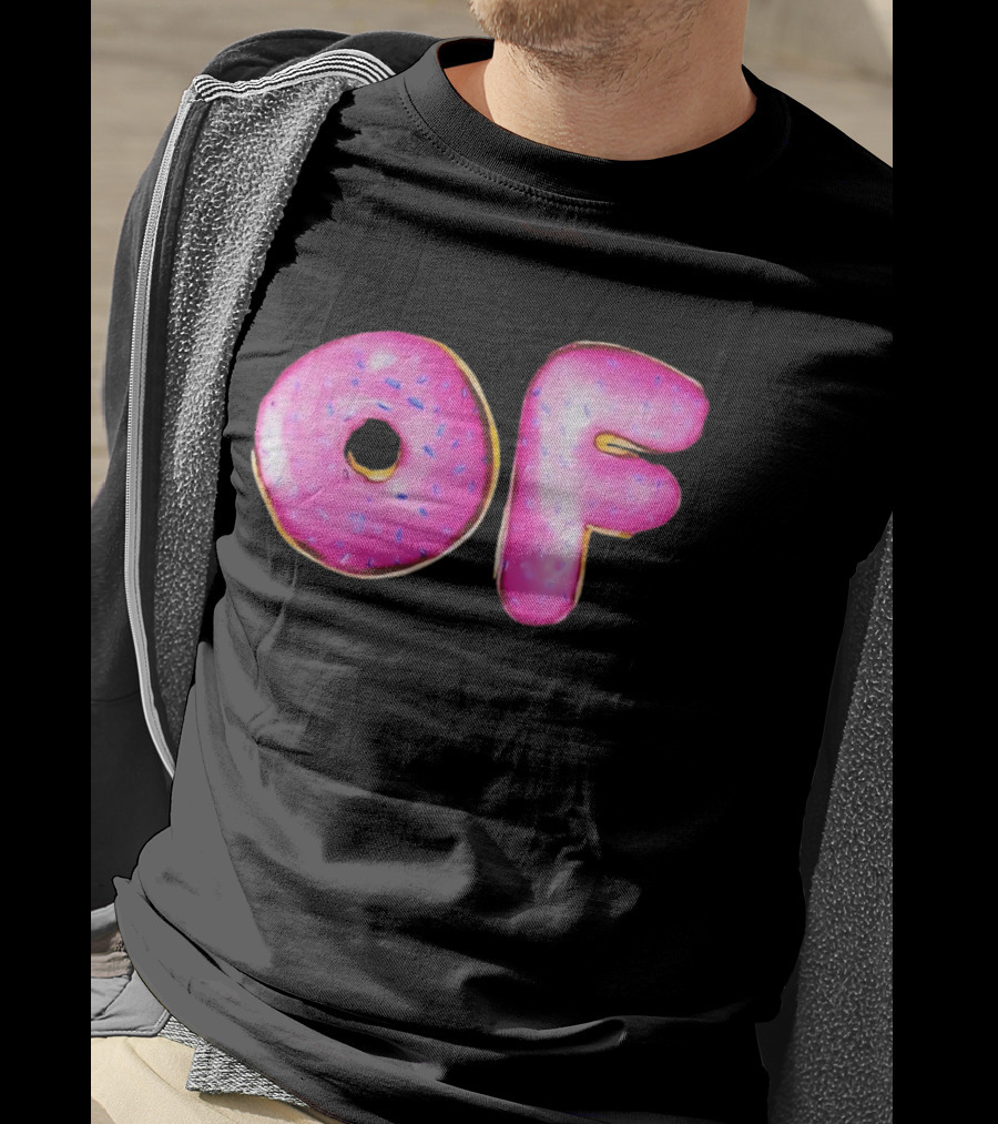 Donut Design OF Pink Sprinkles T-Shirt