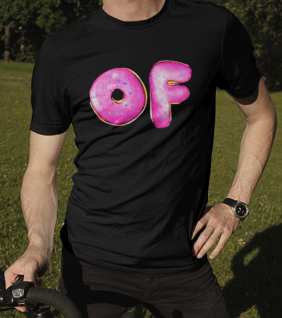 Donut Design OF Pink Sprinkles T-Shirt