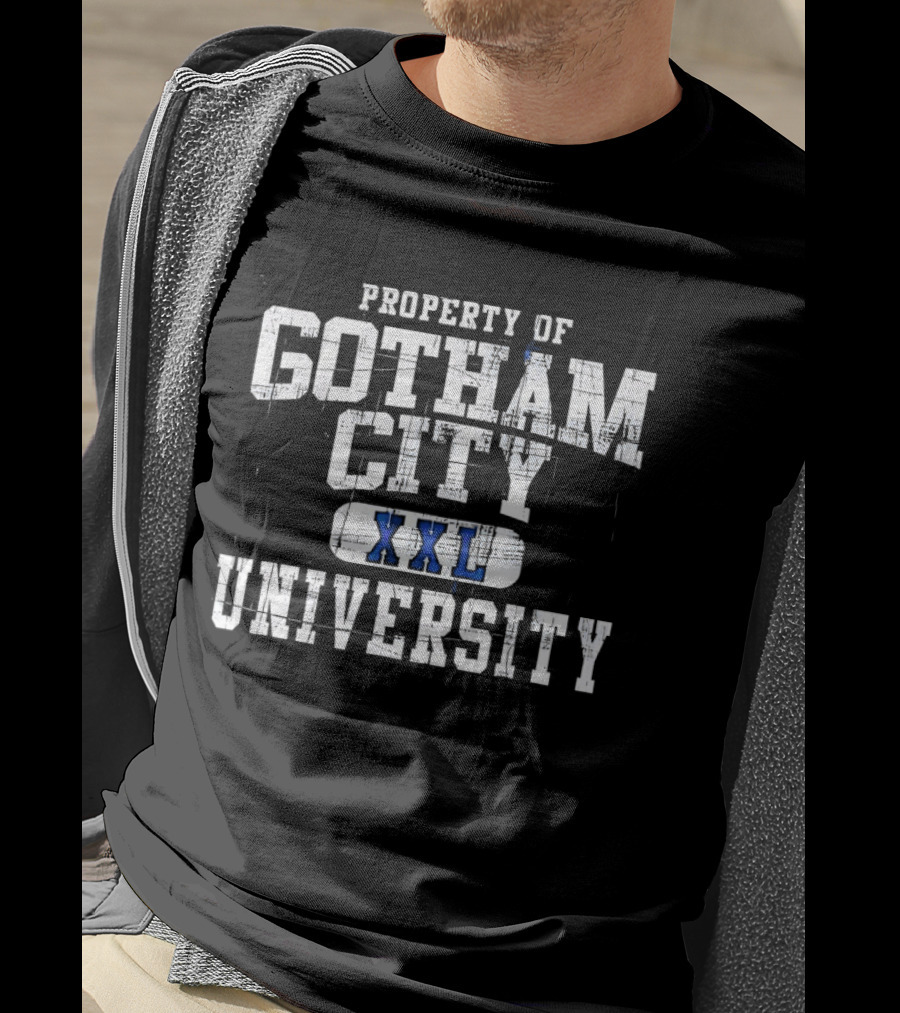 Property Of Gotham City XXL University Batman T-Shirt