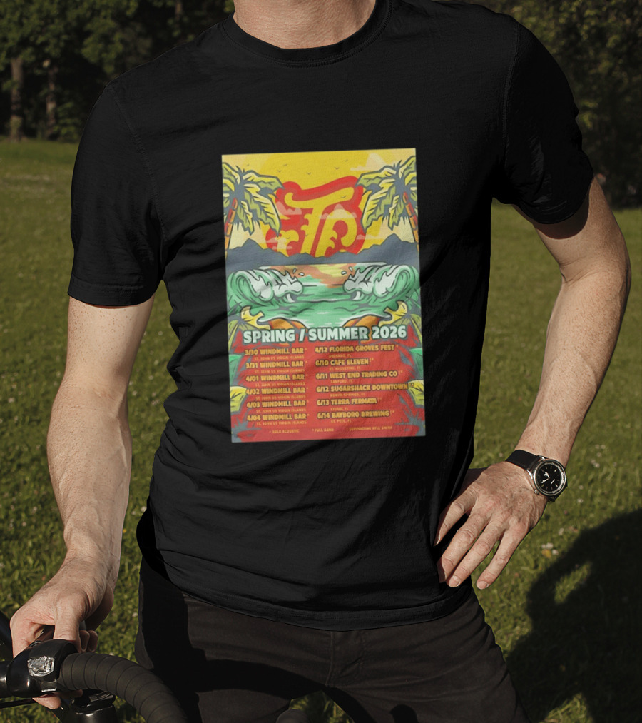 Joey Calderaio Spring Summer 2026 Tour Dates And Locations T-Shirt