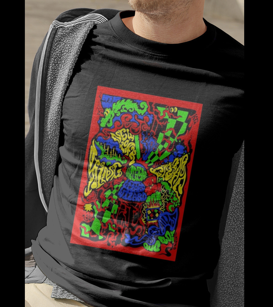 King Gizzard And The Lizard Wizard New York Forest Hills 8 20 2026 Psychedelic T-Shirt