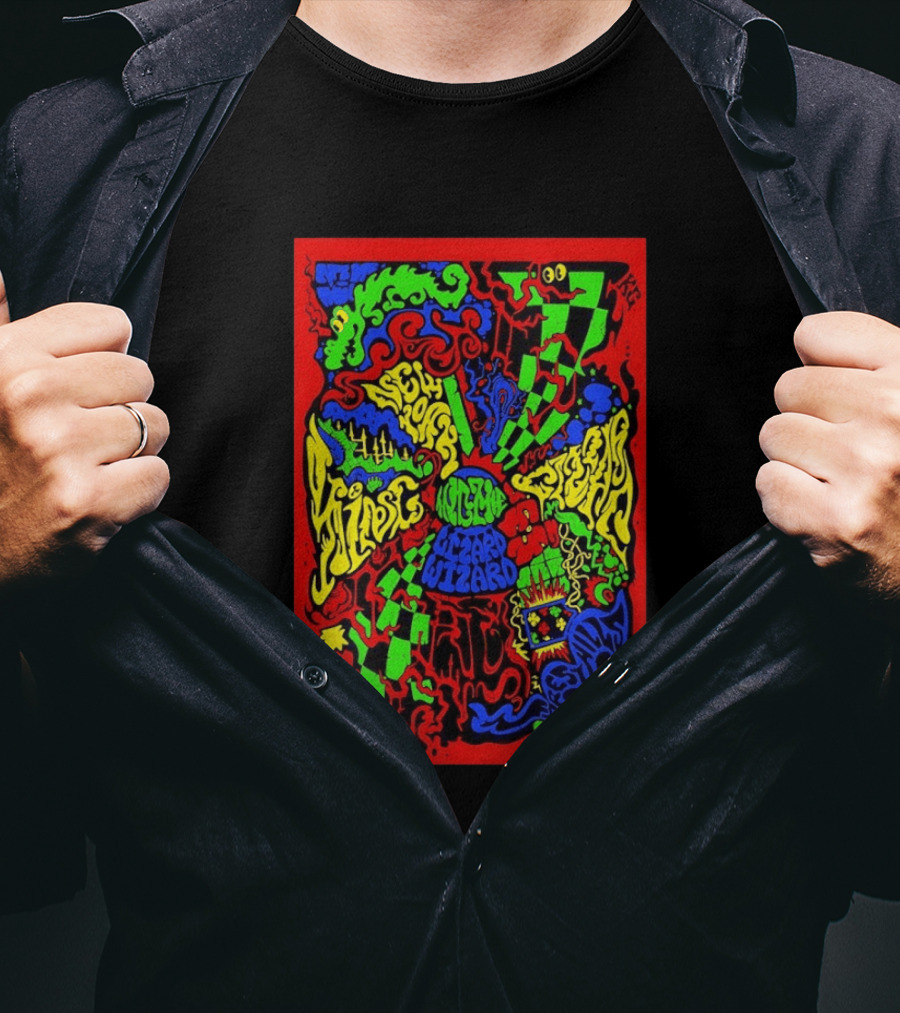 King Gizzard And The Lizard Wizard New York Forest Hills 8 20 2026 Psychedelic T-Shirt