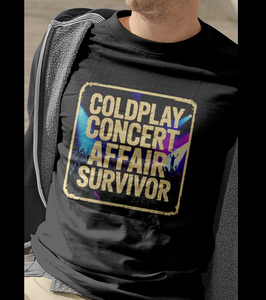 Coldplay Concert Affair Survivor Vibrant Lights Music Festival T-Shirt