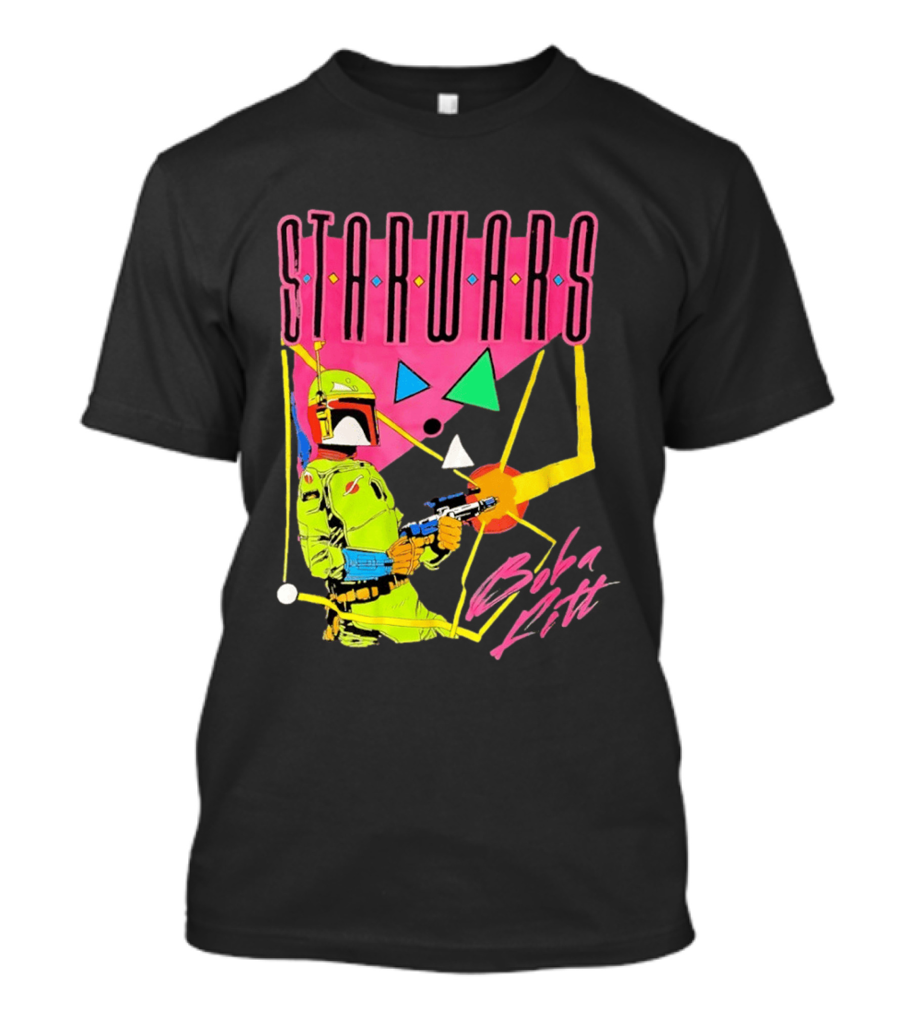 Star Wars Boba Fett Neon T-Shirt