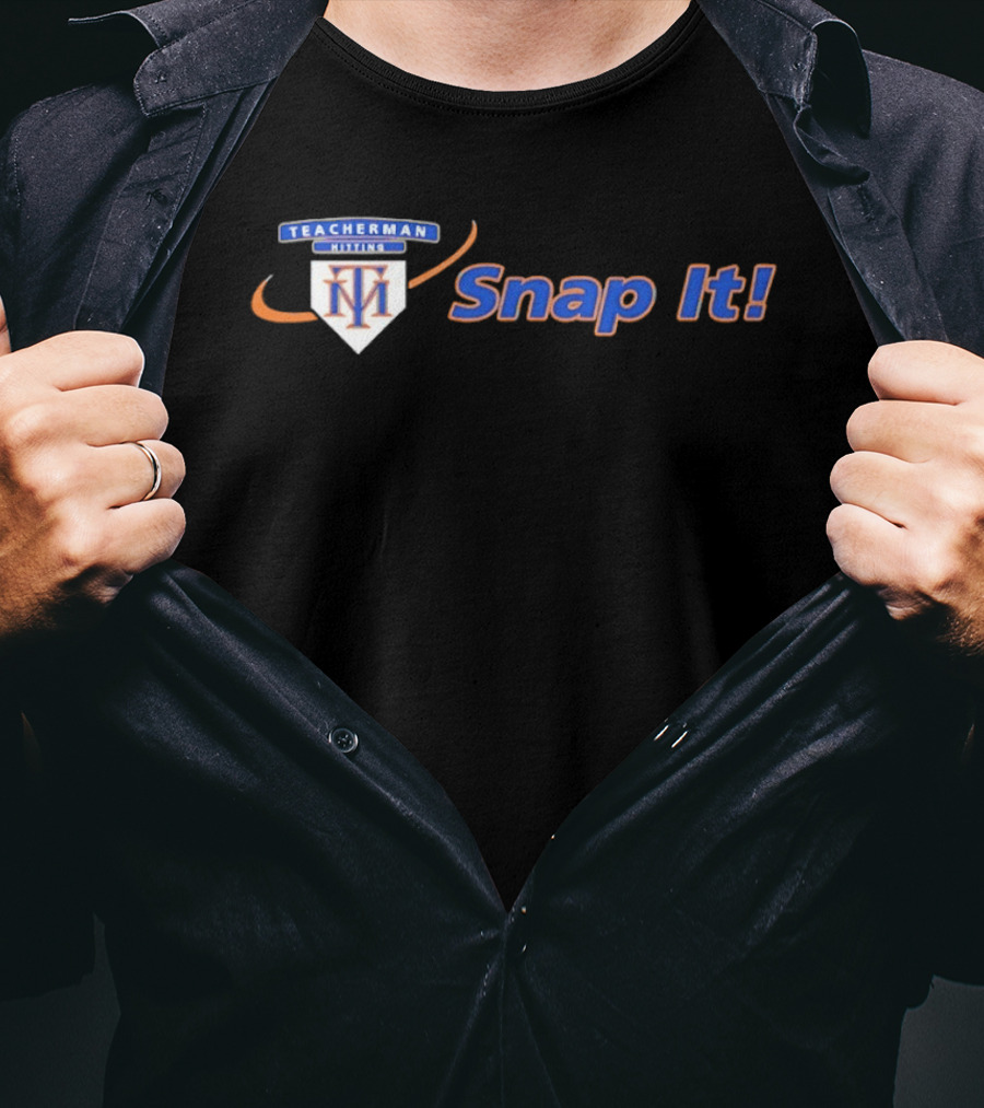 Teacherman Hitting MN Snap It Baseball Training T-Shirt