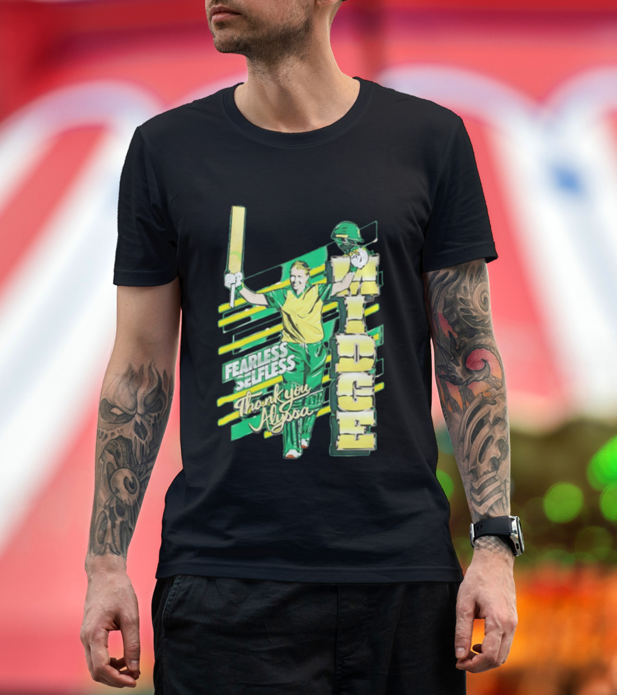 Fearless Selfless Thank You Alyssa Cricket Midge T-Shirt