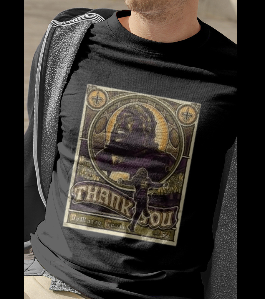 New Orleans Saints Thank You Demario Davis #56 T-Shirt