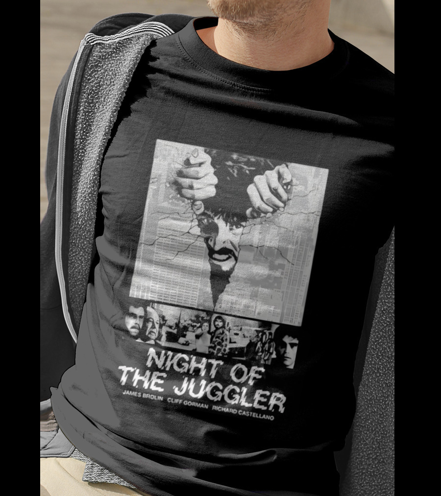 Night Of The Juggler James Brolin Cliff Gorman Richard Castellano Hands Cityscape T-Shirt