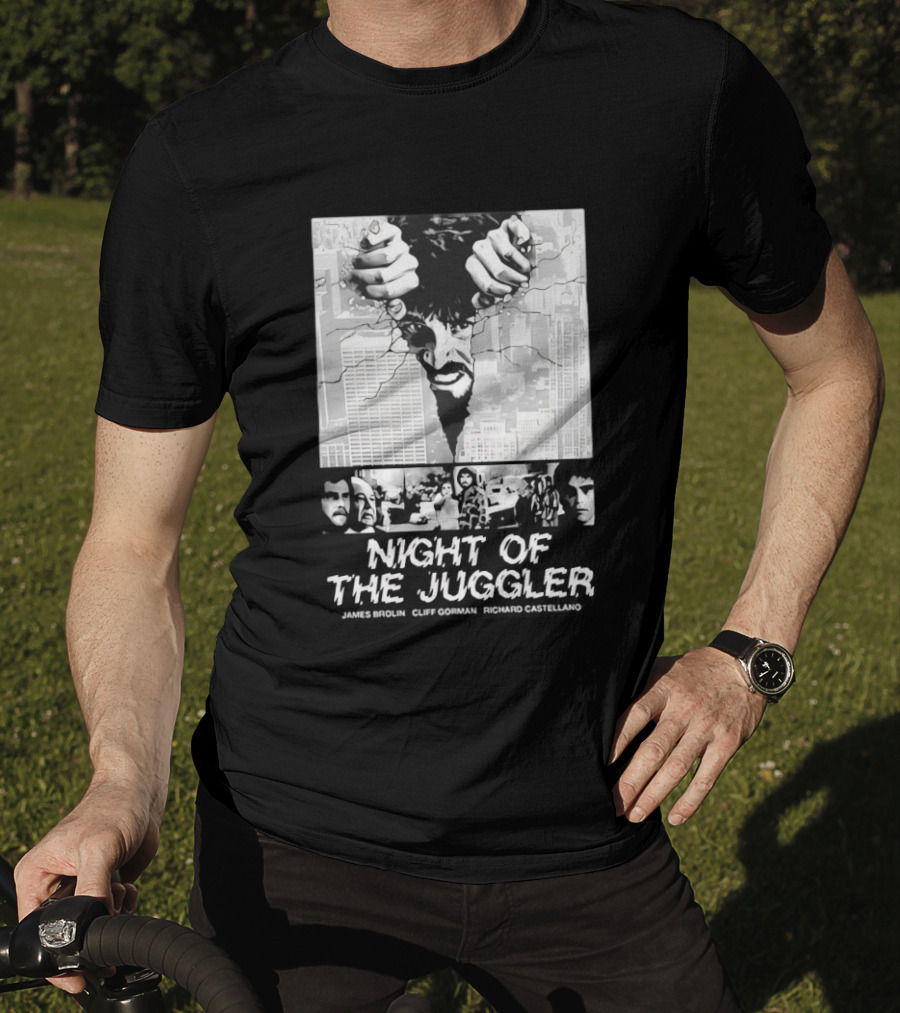 Night Of The Juggler James Brolin Cliff Gorman Richard Castellano Hands Cityscape T-Shirt