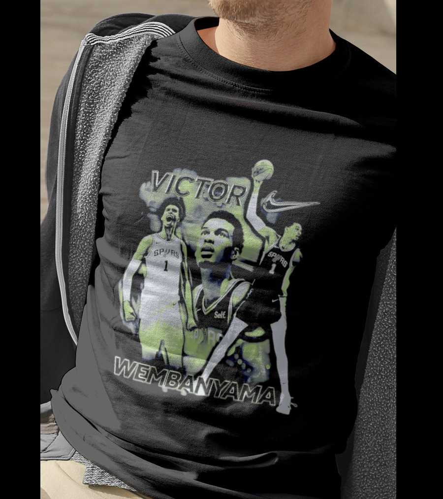 Victor Wembanyama San Antonio Spurs Nike Basketball T-Shirt