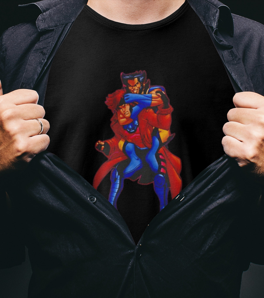 Gambit Remy LeBeau Wolverine Logan X Men Marvel Heroes T-Shirt