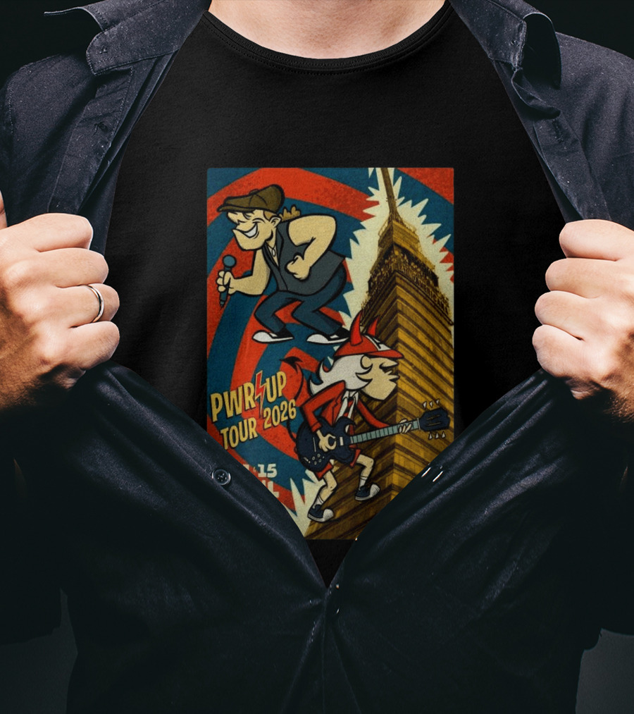 PWR UP Tour 2026 7 11 15 Abril Mexico City Estadio GNP Seguros T-Shirt