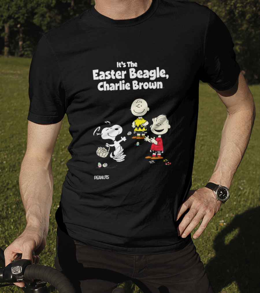 It's The Easter Beagle Charlie Brown Peanuts Snoopy Woodstock T-Shirt
